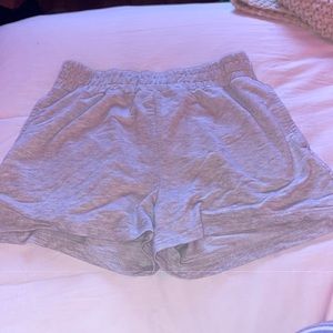 grey garage sweatshorts